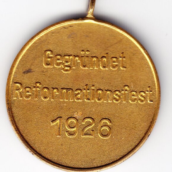1926 Germany Reformationfest Medal (b31) - Picture 1 of 2